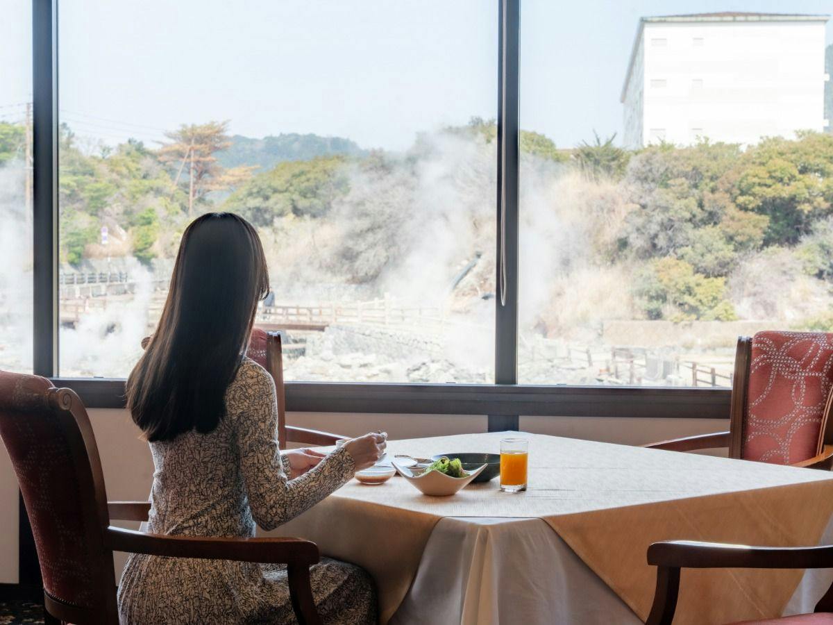 【朝食付きプラン】温泉半露天風呂とテラスで迎える贅沢な朝～雲仙の恵みとともに～