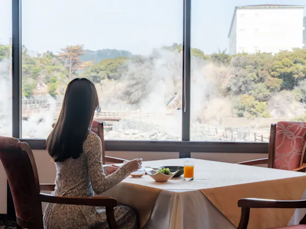 【朝食付きプラン】温泉半露天風呂とテラスで迎える贅沢な朝~雲仙の恵みとともに~
