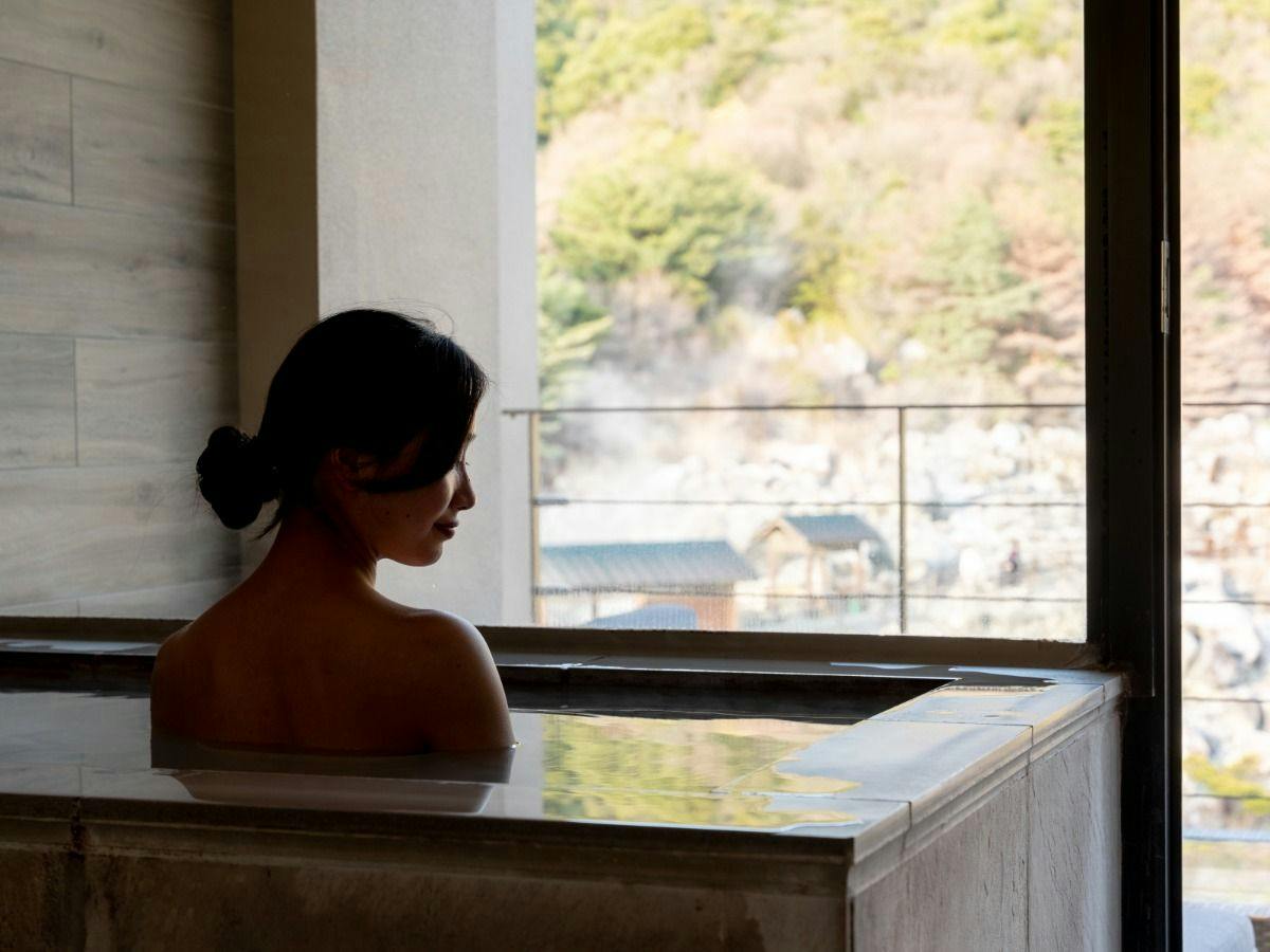 Private hot spring｜客室温泉