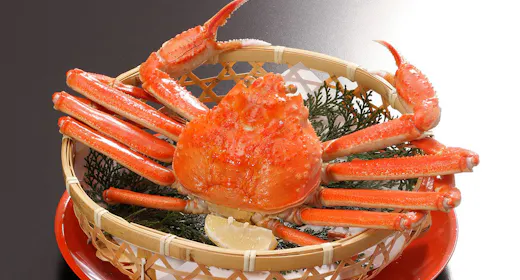 U4D【夕食ダイニング】姿ズワイガニ特選ディナー/茹でガニ+厳選和牛+旬の逸品/温泉貸切風呂特典