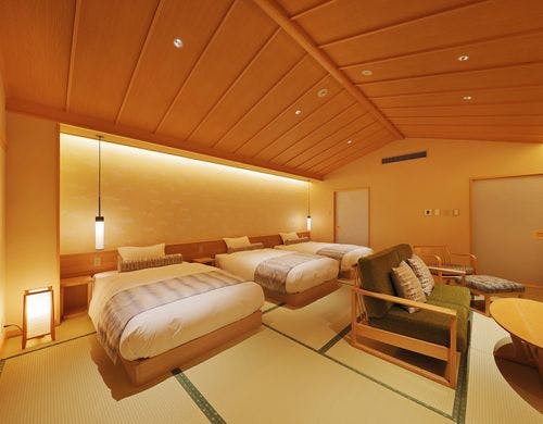 ベランダ露天付ハリウッドツインモダン和室