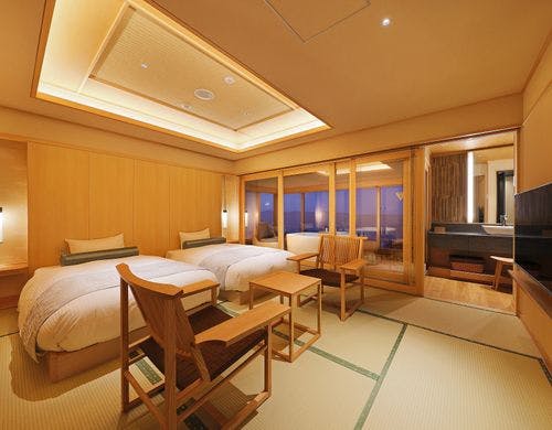 ビューバスツインモダン和室（眺め）