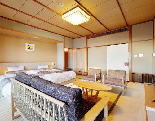 ツインベッドモダン和室