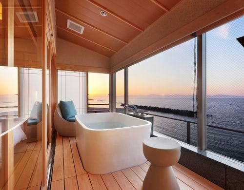 ビューバスツインモダン和室：客室