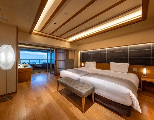 露天風呂付客室「星海」