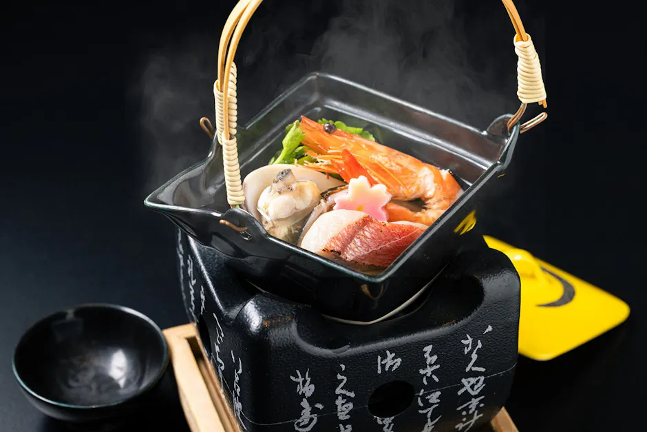 食べるお宿 浜の湯 ご夕食お料理一例（椀物替わり）