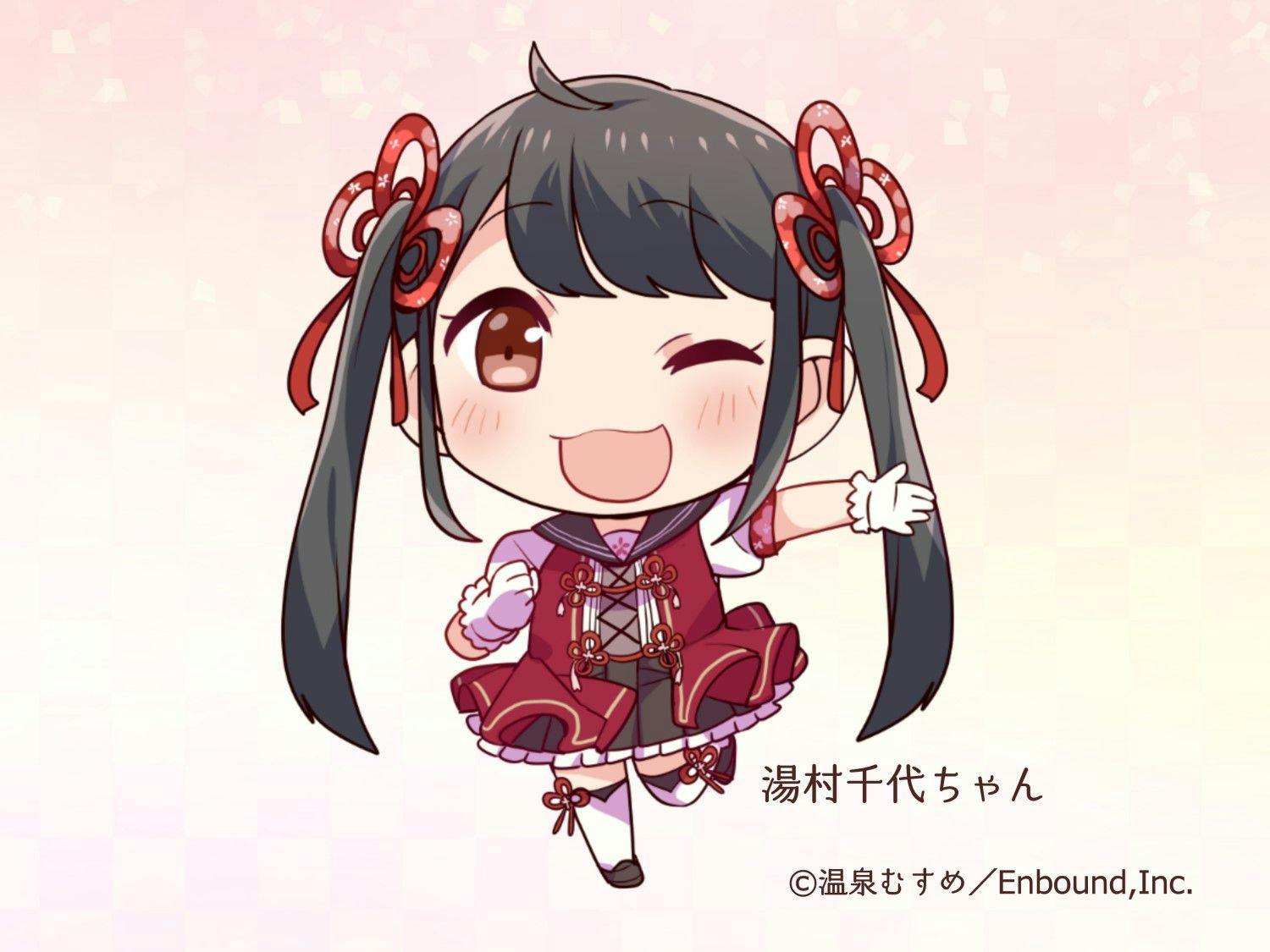 温泉むすめ 湯村 ステッカー｜温泉むすめ 兵庫 湯村温泉 湯村千代