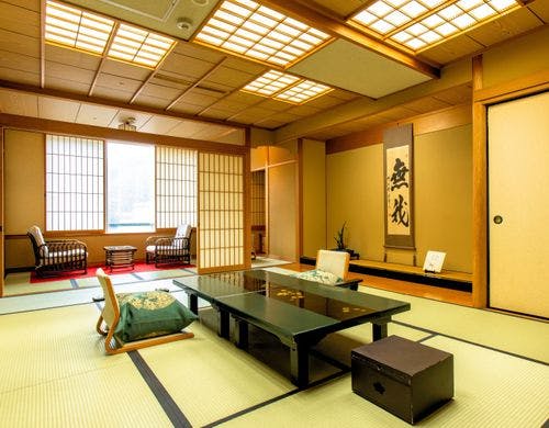 温泉露天風呂付和室【花浅葱６０３】