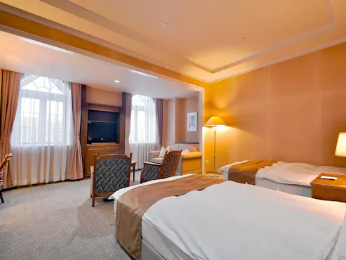 【ห้องพักแบบเตียงคู่มาตรฐาน】