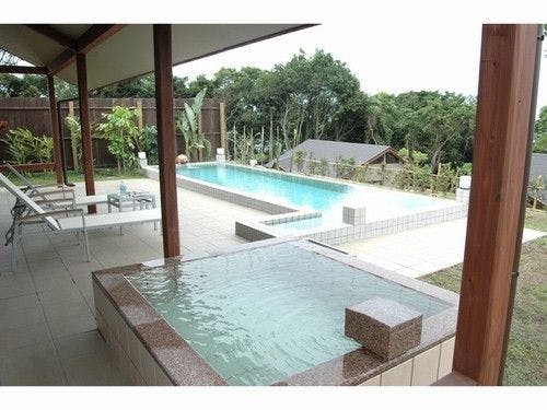 薩摩ヴィラの露天風呂