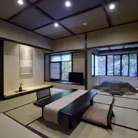 掘りごたつの間付和室 「山の菴」