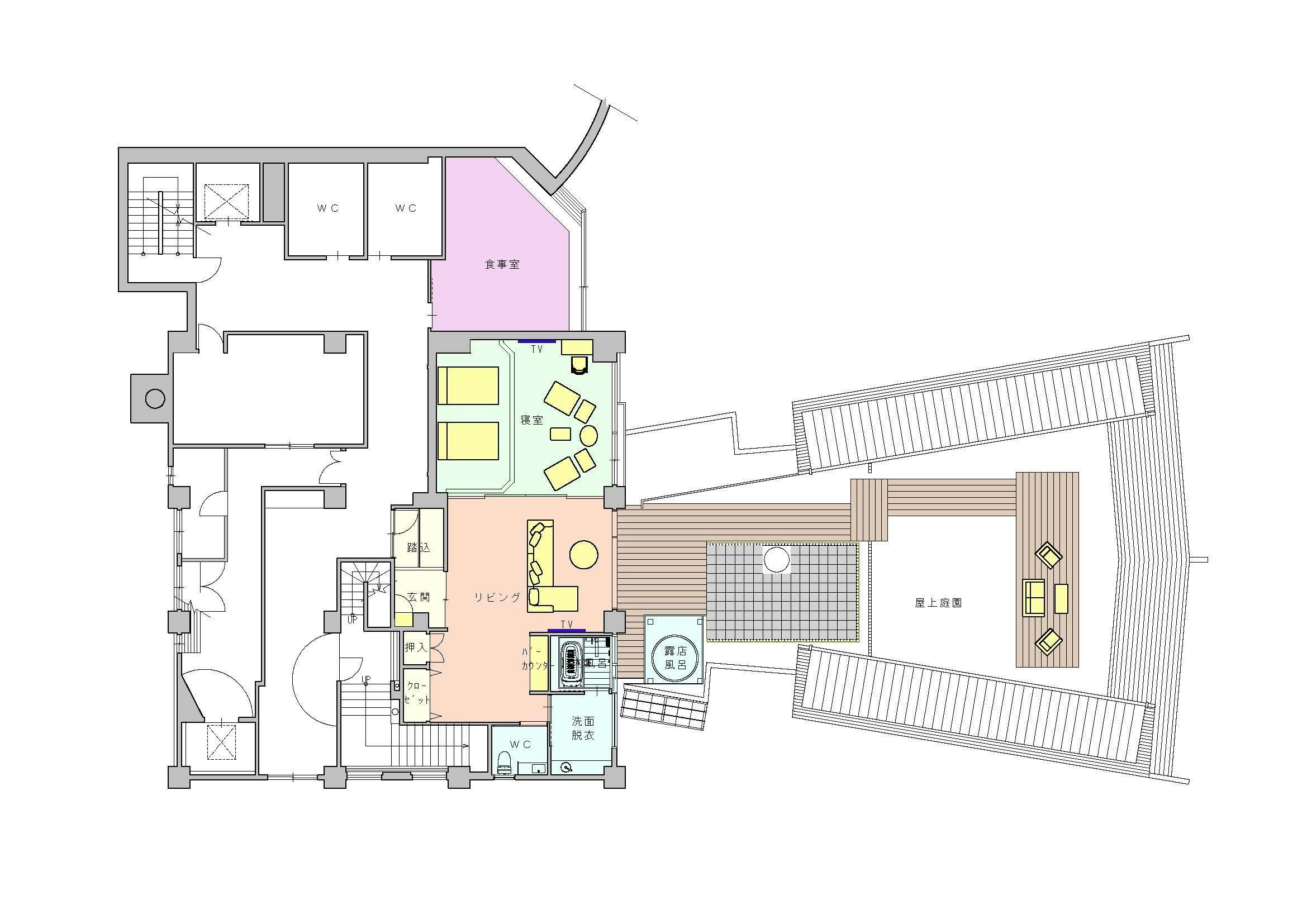 ห้องพิเศษ Ruri no Umi (ห้องพร้อมอ่างอาบน้ำกลางแจ้ง)