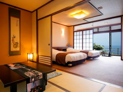 ห้องพักพร้อมอ่างอาบน้ำกลางแจ้งเพื่อการผ่อนคลาย