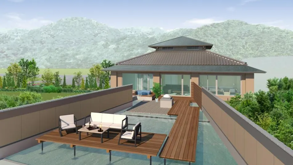 Inn with Private Open-Air Bath Rooms - Okuine Onsen Aburaya Annex Watei
