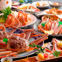 ตัวอย่างอาหารชุดปูสดที่คัดสรรอย่างดี.