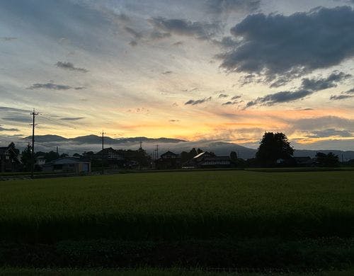 宿からの景色