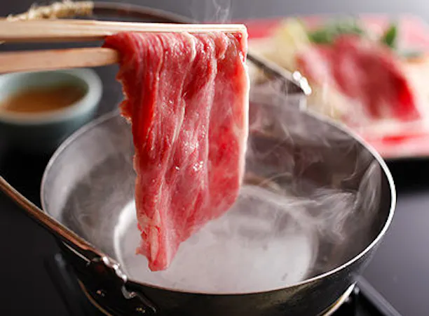 柔らかく風味豊かな牛のしゃぶしゃぶ
