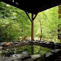 น้ำพุร้อนภูเขา อ่างหินกลางแจ้ง