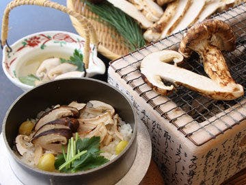 松茸釜飯