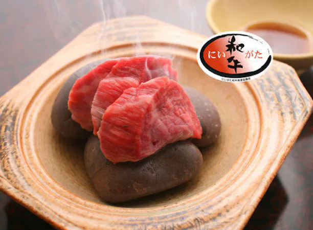 <A4等級以上>のにいがた和牛の石焼き