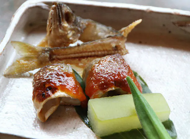 鮎会席・鮎田楽(一例)