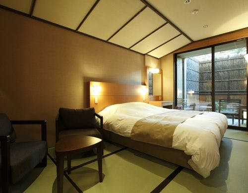 温泉露天風呂付きダブルルーム（2名定員)