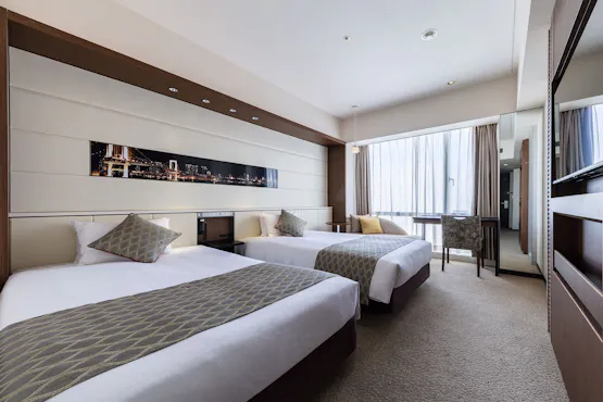 ツイン 24平米 (115cm×195cm 2台)