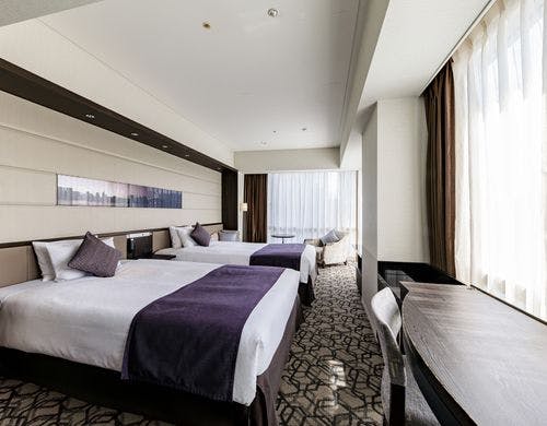 プレミアムツイン 34平米(120cm×200cm×2)