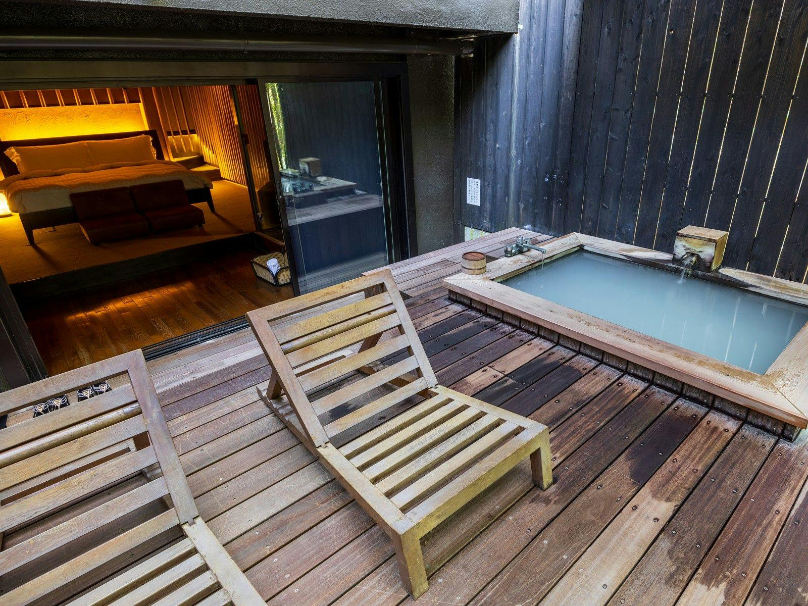 ห้องพัก YOI พร้อมอ่างอาบน้ำกลางแจ้ง