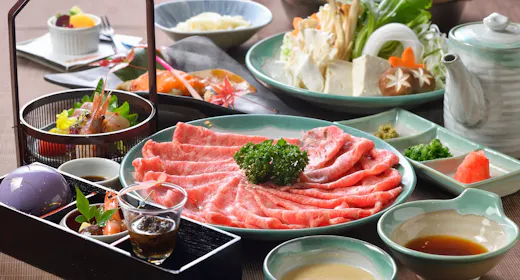 【2食付/会席】身体の芯から温まる 宮崎牛しゃぶしゃぶ会席ディナー