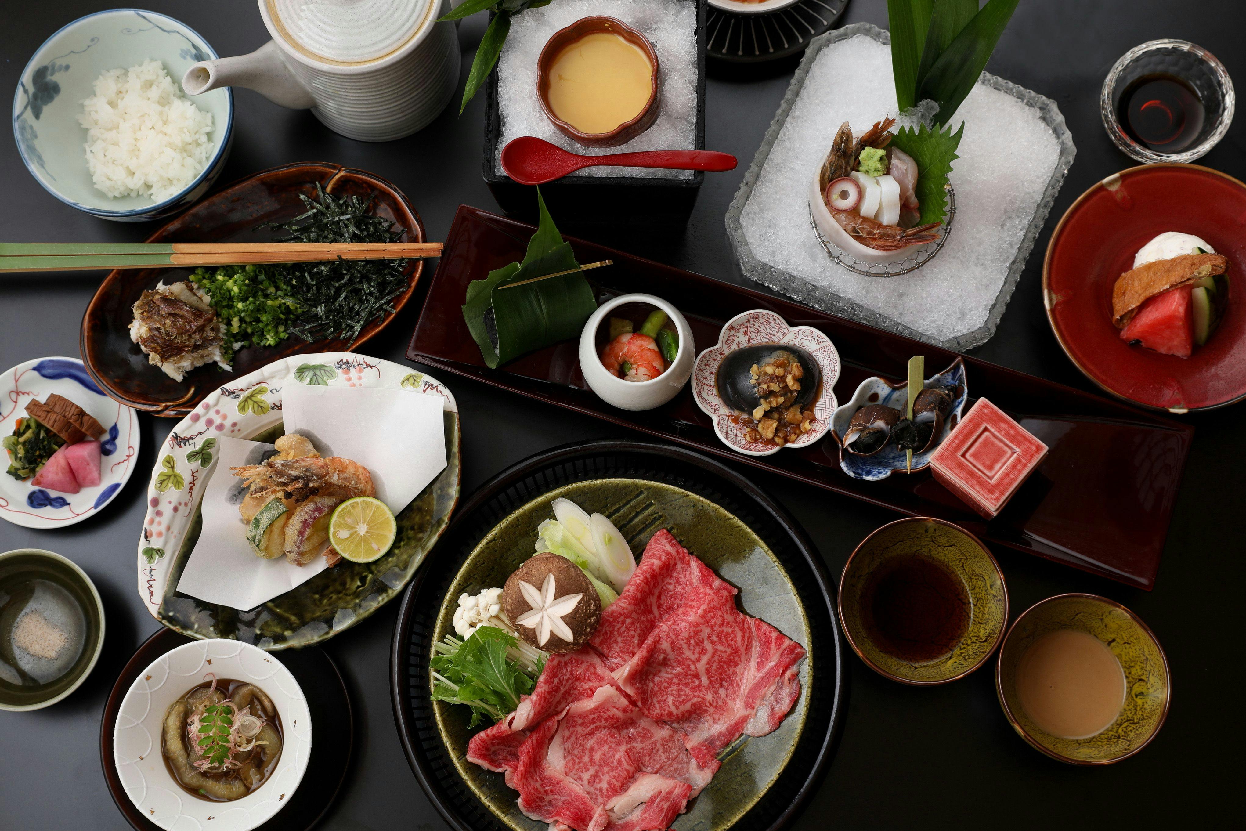 【山形牛しゃぶしゃぶプラン・リブロース100g】朝夕個室で手づくり料理～大浴場＆貸切計9カ所湯めぐり