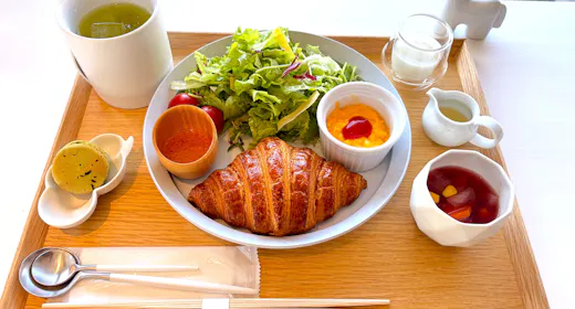 バターの香り薫る焼きたてクロワッサンで素敵な一日のスタートを!Wataya cafe morning