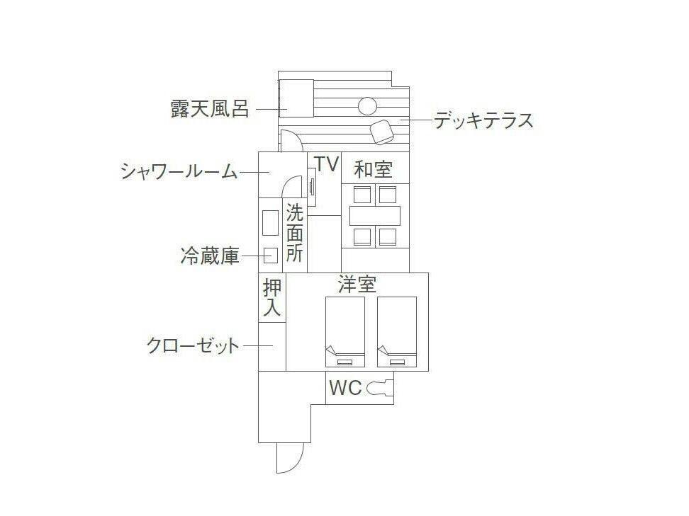 参号館2ベッド和洋室