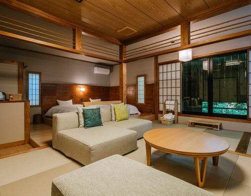 露天風呂付き和洋室Ｃタイプ「凪」