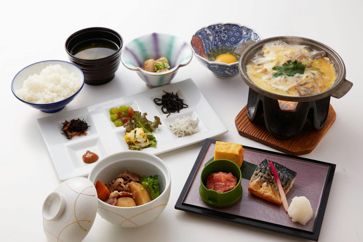 和定食（朝食一例）