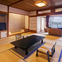 広々とした露天風呂付き客室「萬葉」