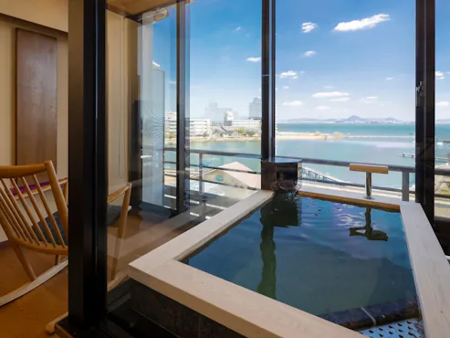 「優雅」半露天風呂