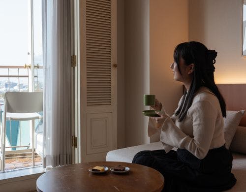 お部屋での過ごし