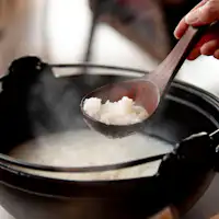 나가사키현산 츠야히메로 정성껏 지은 죽