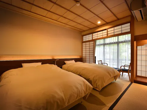 【ツインベッド・和洋室】10畳+8~7畳