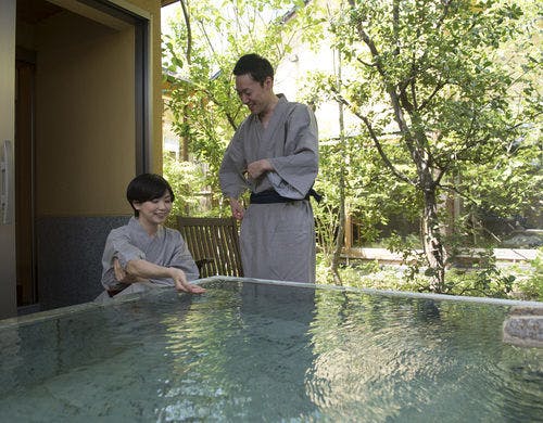 【客室露天風呂】