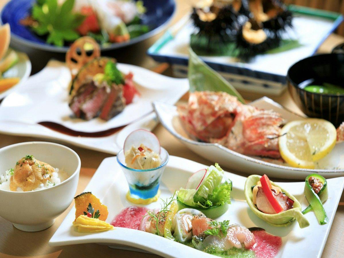【スタンダードプラン】三陸の海の幸と短角牛に舌鼓～全室露天風呂付の絶景美食の宿／和洋創作料理・個室食