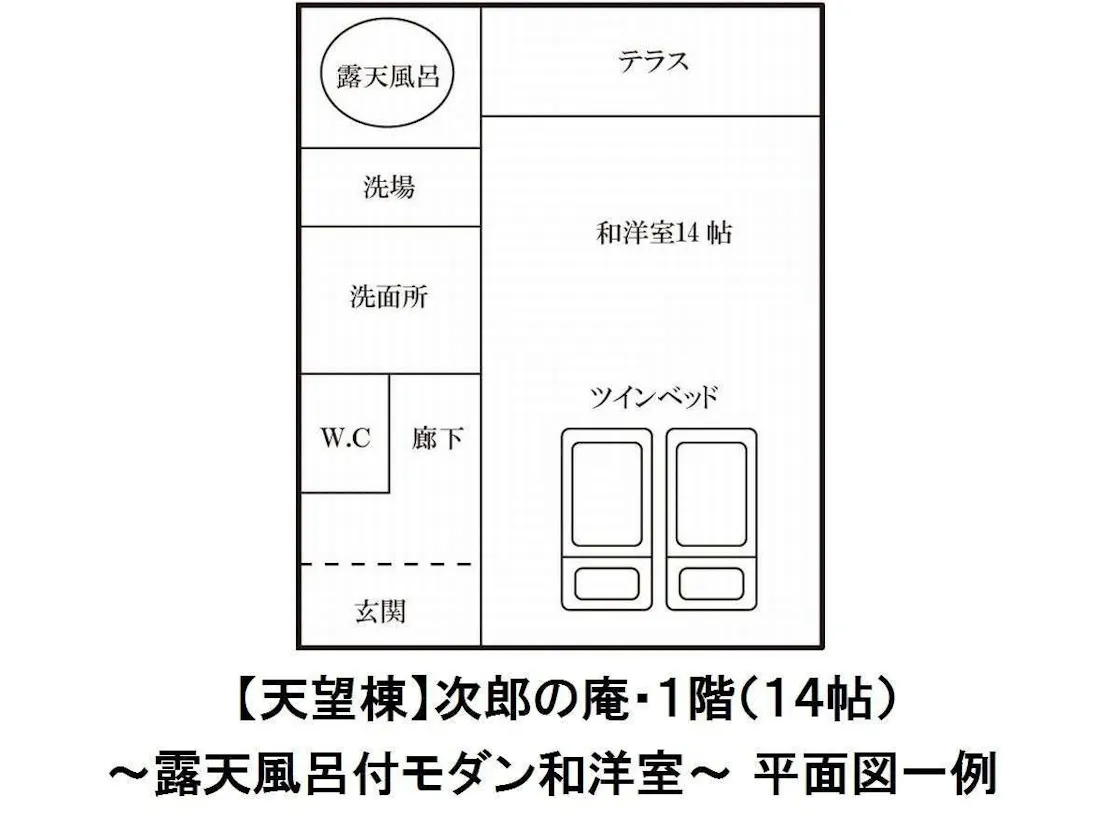 【天望棟】次郎の庵・1階(14帖)