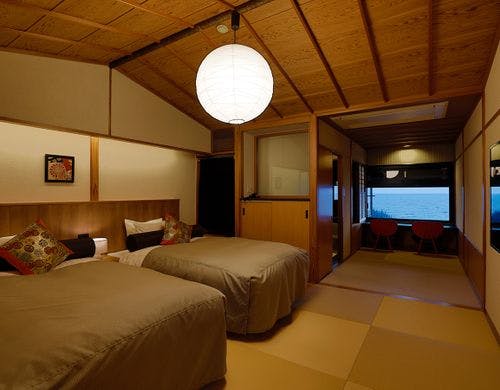 展望風呂付「静の海」専用展望風呂