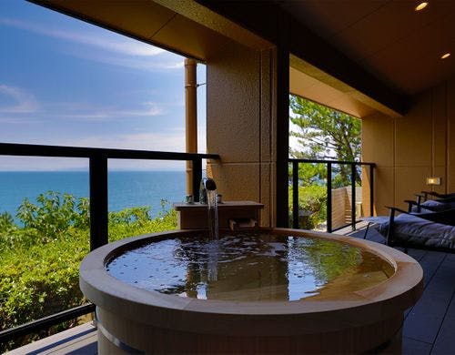 【かもめのすいへいさん】海絶景の露天風呂