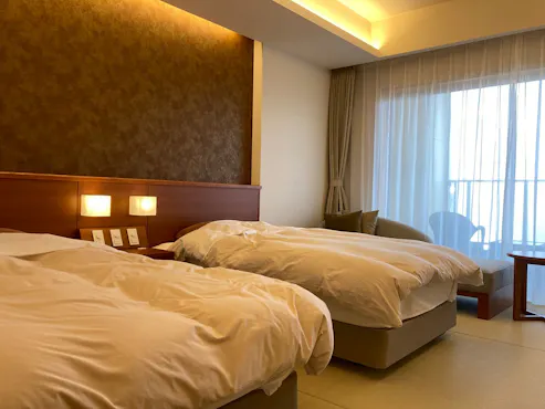 ห้องพักแบบเตียงคู่สไตล์ญี่ปุ่นสำหรับ Simple Stay โดยเฉพาะ