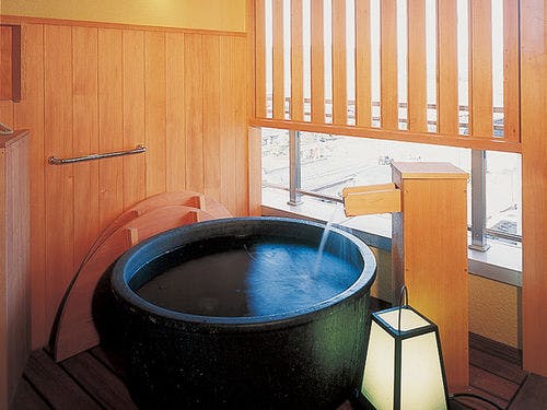 露天風呂付客室は全室マッサージチェア付