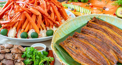 〇料理長おすすめ!カニ&うなぎ食べ放題 贅沢ディナービュッフェ&温泉満喫 ~スタンダードプラン~