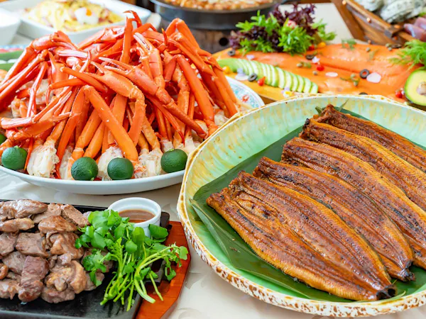 〇料理長おすすめ!カニ&うなぎ食べ放題 贅沢ディナービュッフェ&温泉満喫 ~スタンダードプラン~