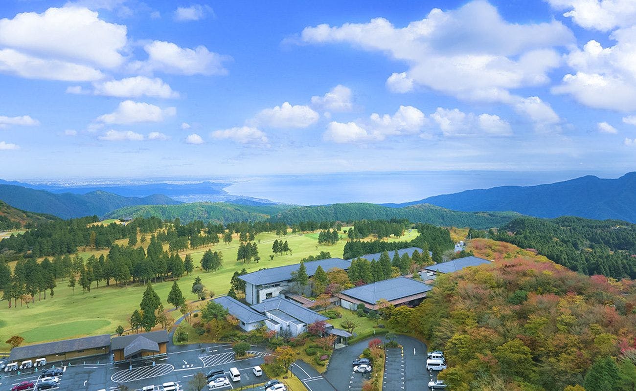 호텔을 내려다보는 멋진 전망